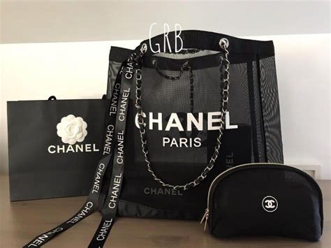 chanel gift with purchase tote